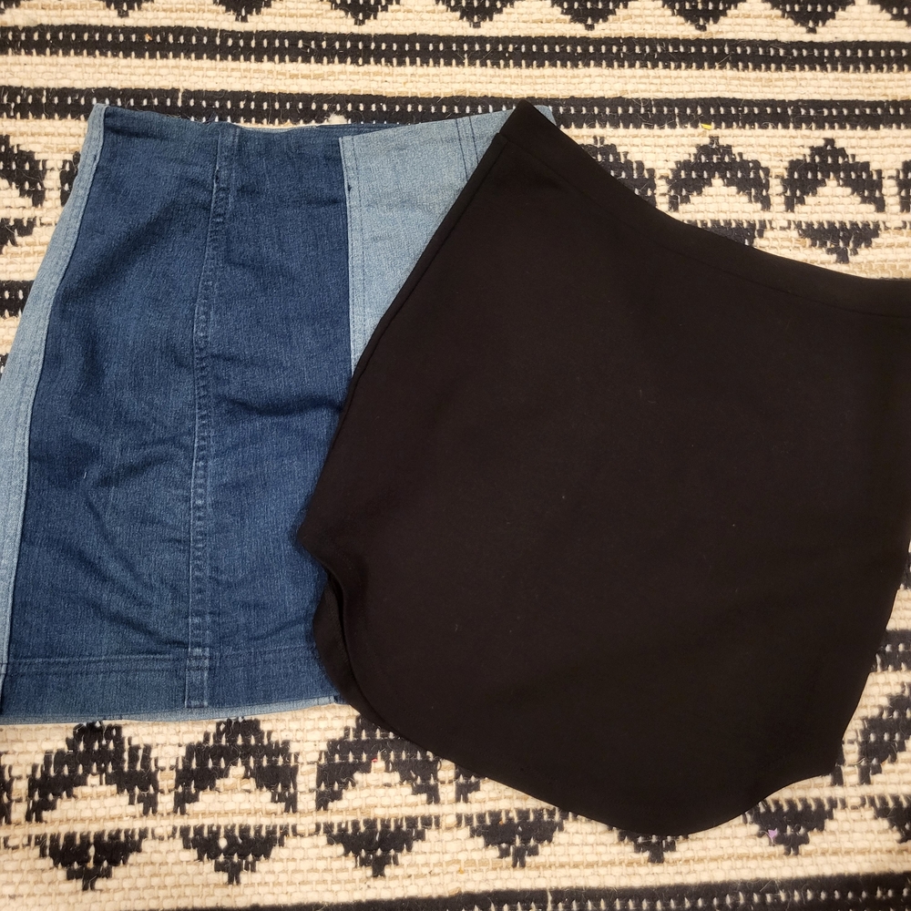 Free People Denim Skirt / Forever 21 Bundle